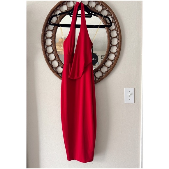 NWT Revolve Nookie Revolution halter dress Bodycon dress size XS red - Picture 1 of 12